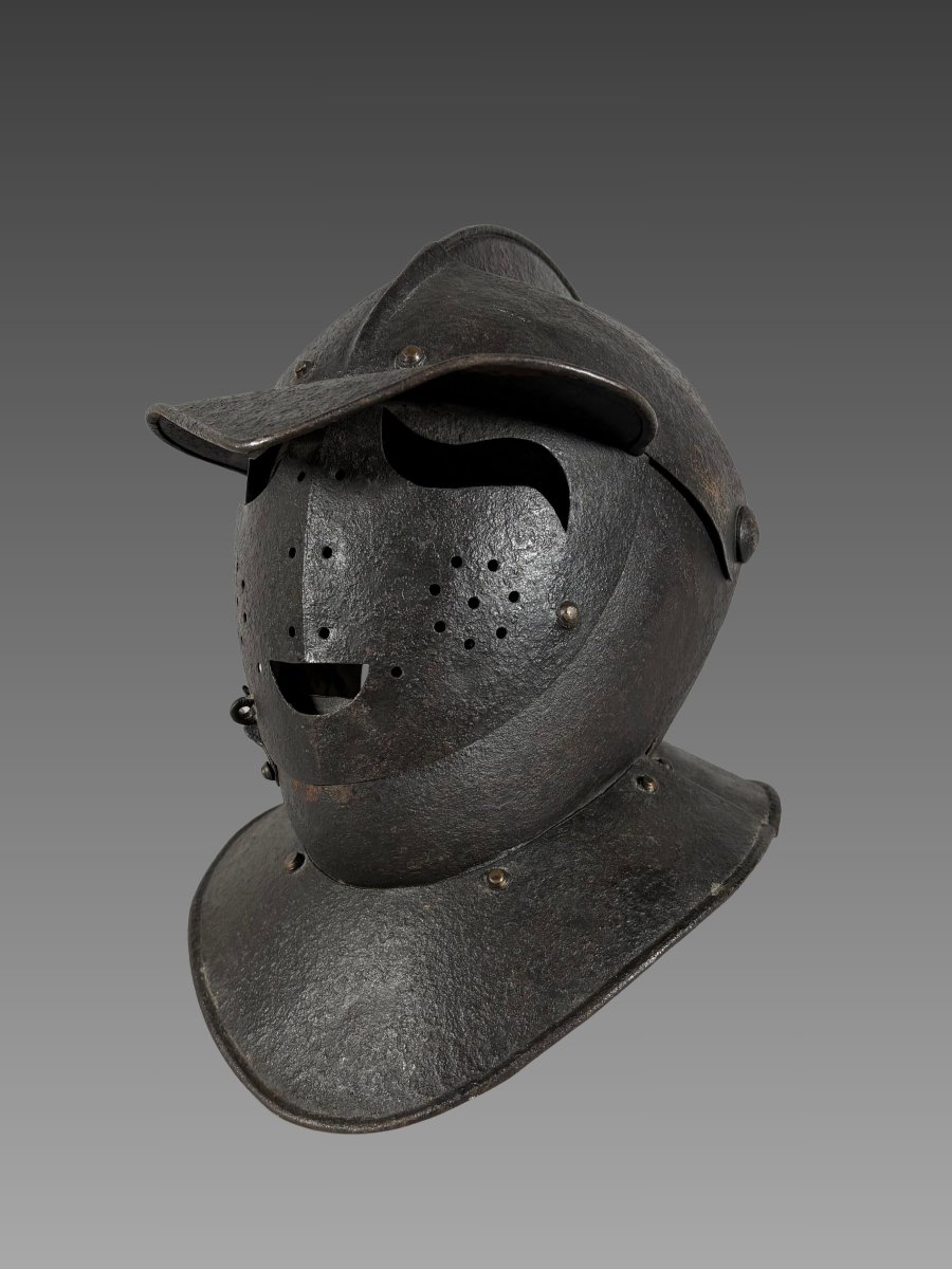 16th-century Wrought-iron "savoyard" Helmet Armor
