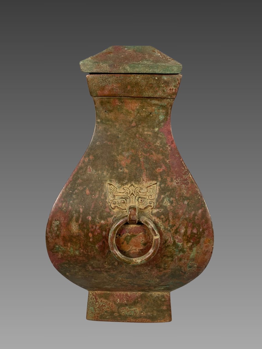 Polychrome Terracotta Vase, Early Han Dynasty (206 Bc–220 Ad), Ancient China-photo-4