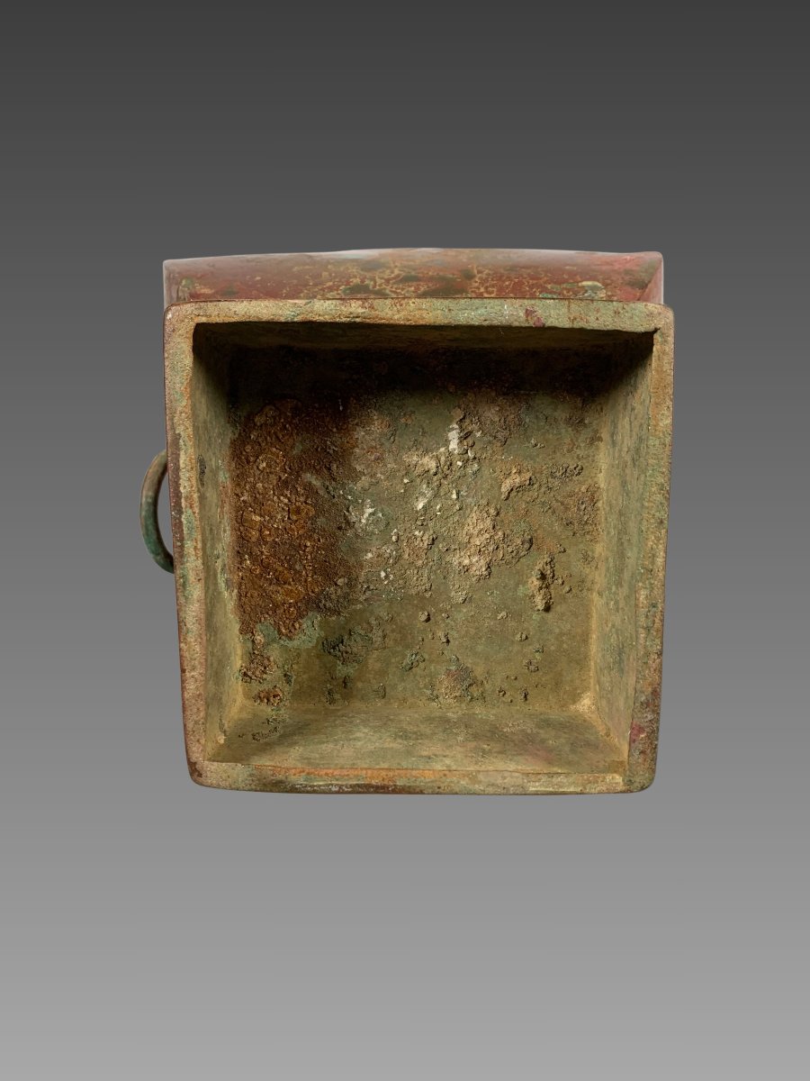 Polychrome Terracotta Vase, Early Han Dynasty (206 Bc–220 Ad), Ancient China-photo-4
