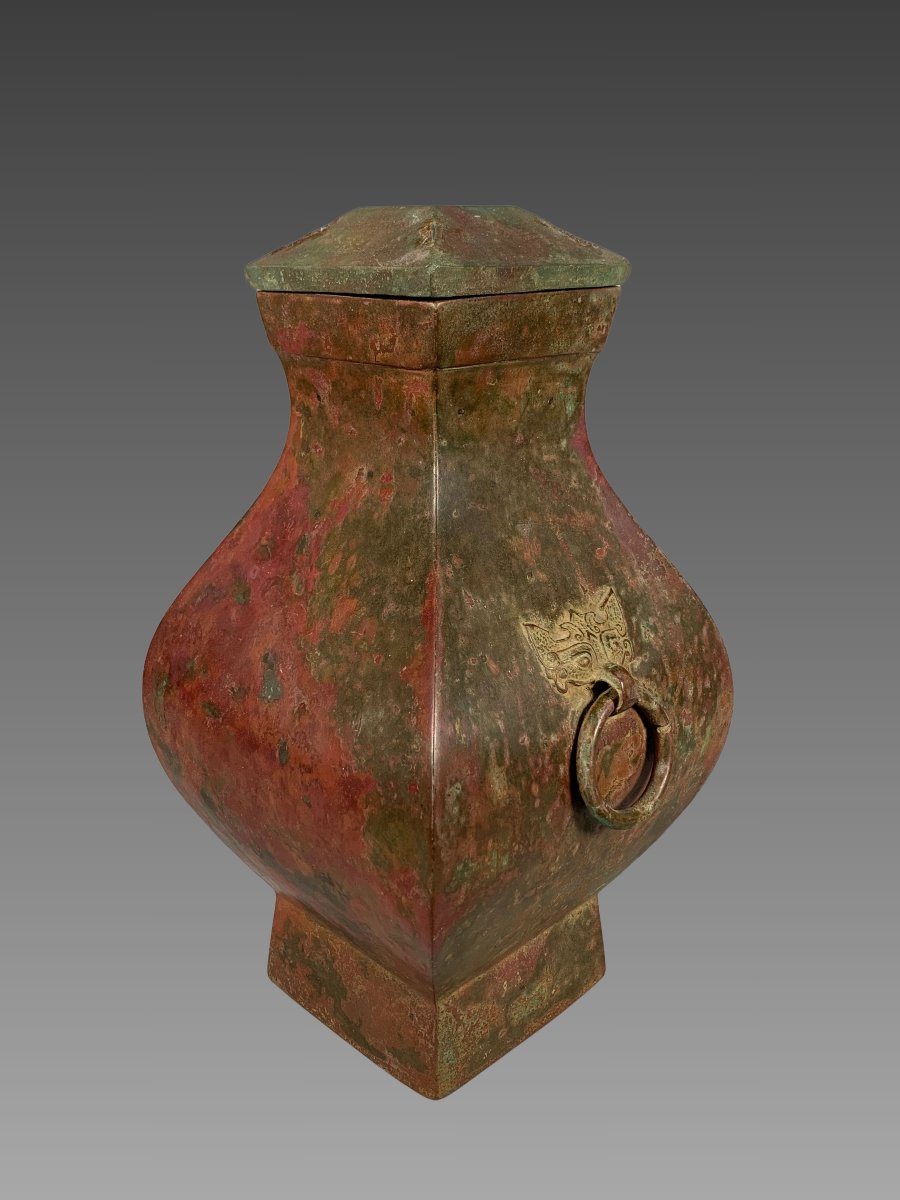 Polychrome Terracotta Vase, Early Han Dynasty (206 Bc–220 Ad), Ancient China