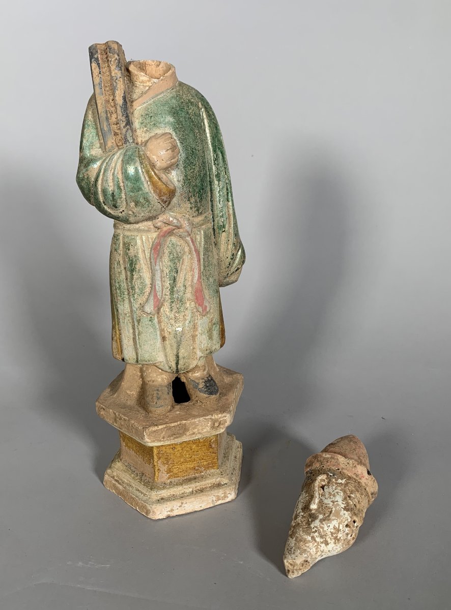 Sculpture Of A Mingqi, Ming Dynasty (1368–1644), China, Sancai-photo-3