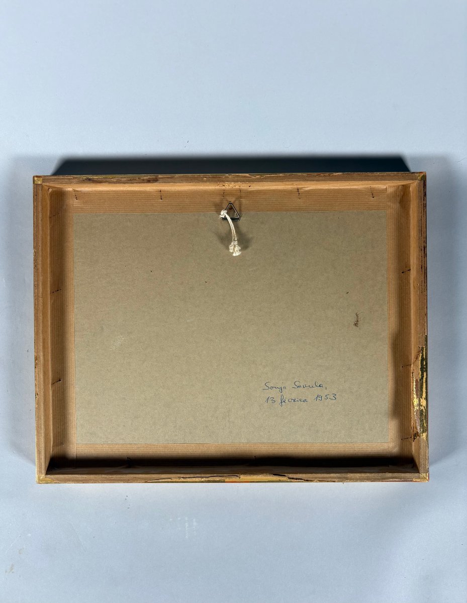 Sonja Sekula (1918–1963) Abstract Expressionist Composition. 1953-photo-3