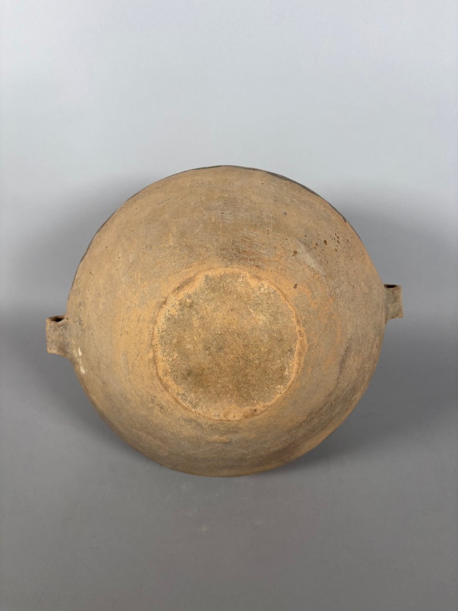 Vase en terre cuite peinte période néolithique, Yangshao 4500-3000 BC archéologie-photo-1