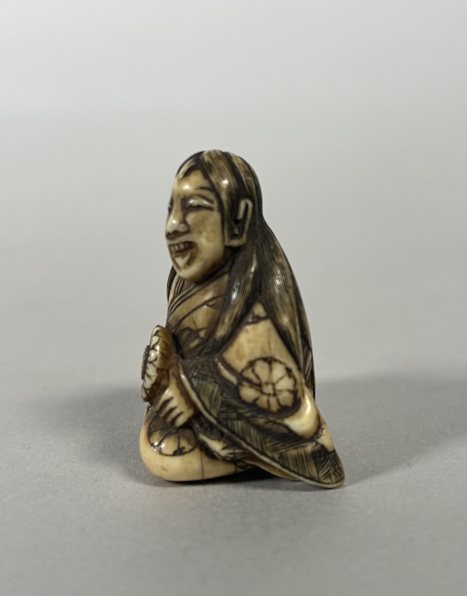 Ivory Netsuke, Japan, Meiji Period, 19th Century-photo-2