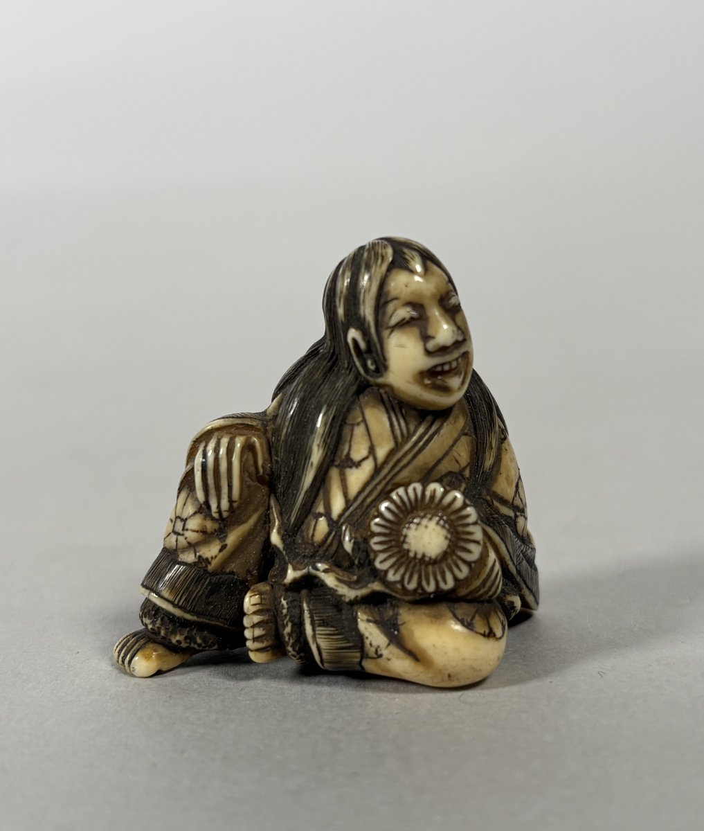 Ivory Netsuke, Japan, Meiji Period, 19th Century