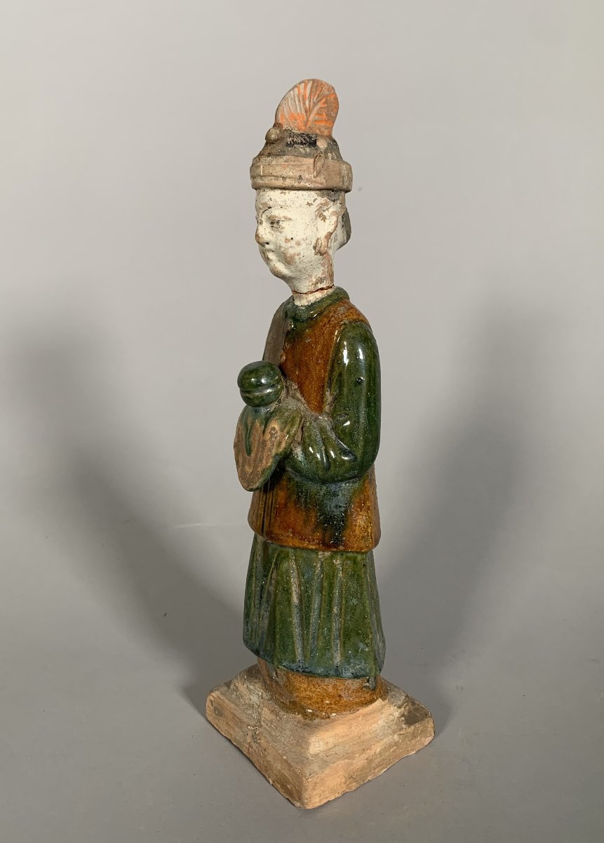 Sculpture d'un serviteur Mingqi Chine Dynastie Ming (1368-1644)-photo-2