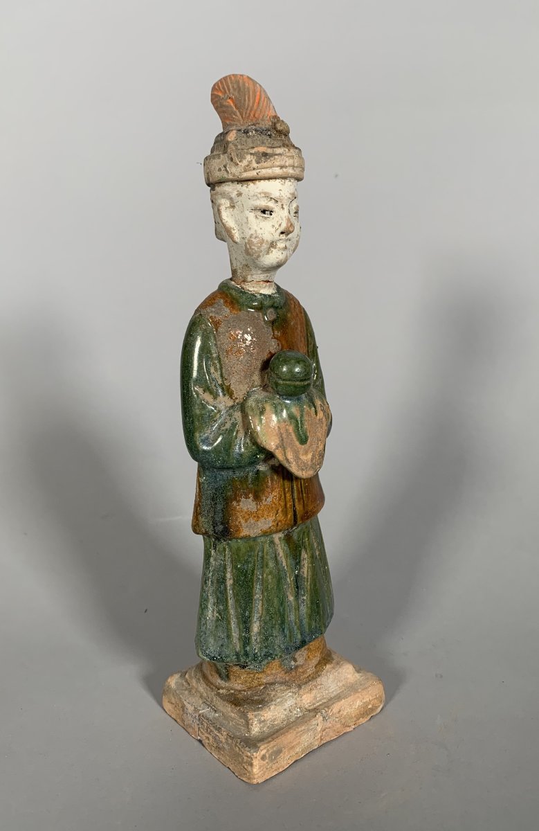 Sculpture d'un serviteur Mingqi Chine Dynastie Ming (1368-1644)-photo-2