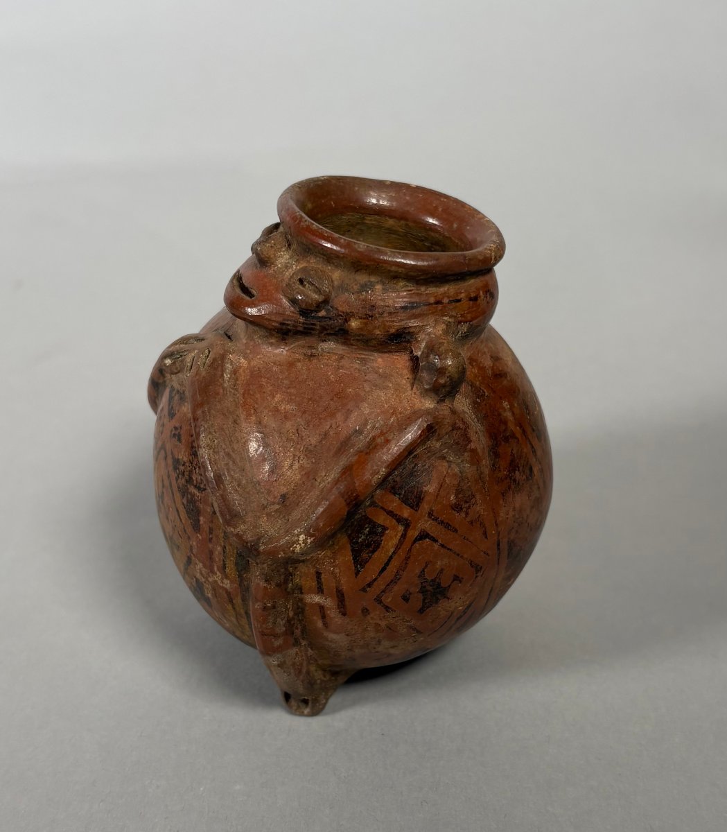 Vase pendentif chamanique Culture Quimbaya,  Colombie circa 500-1500 apr. J-C. precolombien-photo-2