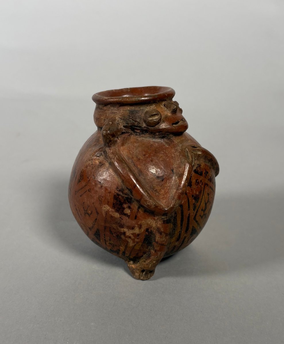 Vase pendentif chamanique Culture Quimbaya,  Colombie circa 500-1500 apr. J-C. precolombien-photo-4