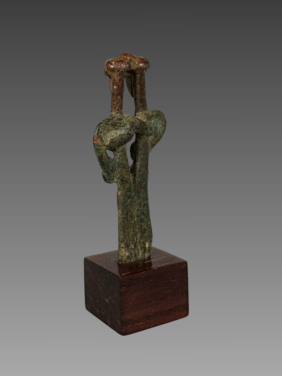 Idol, Amlash, Early 1st Millennium B.c.e., Bronze, Archaeology  -photo-1