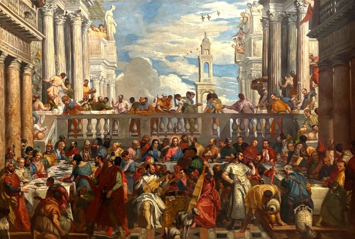 Paolo Veronese (1528–1588),  After The Wedding At Cana . Oil On Canvas.-photo-3