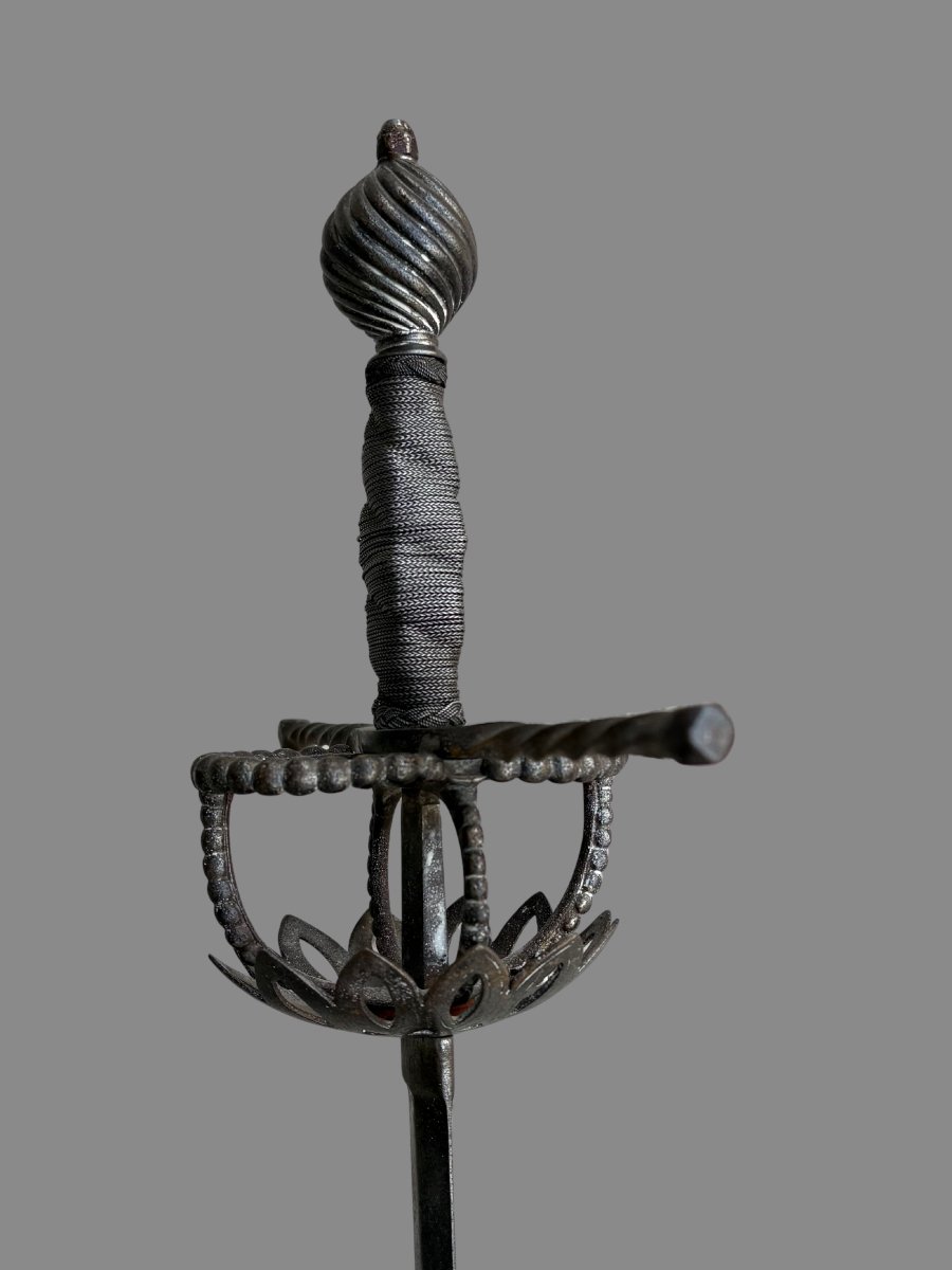 17th-century Shell-hilted Rapier-photo-2