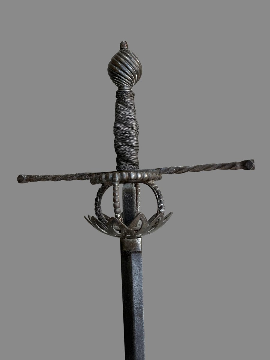 17th-century Shell-hilted Rapier-photo-4