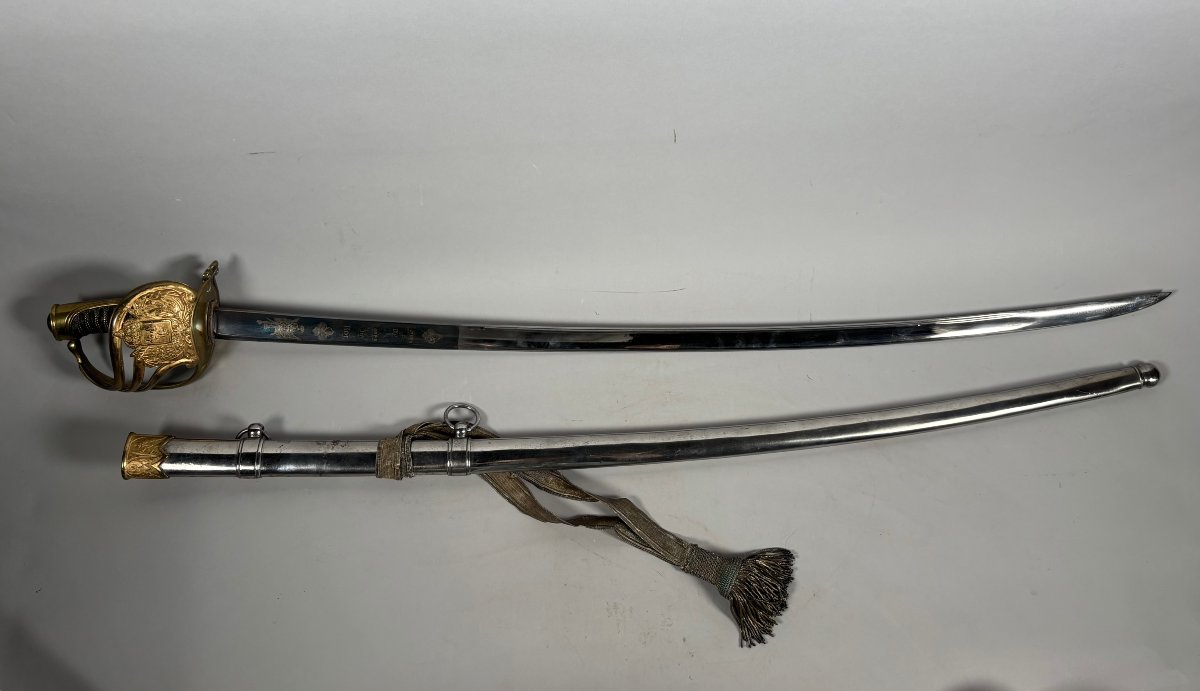 King's Bodyguard Saber, 1st Model, 1814, 19th Century -photo-2