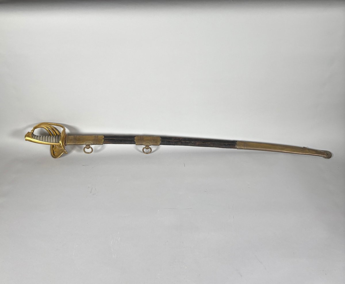 Sabre de garde du corps du Roi du 1er modèle 1814-photo-3