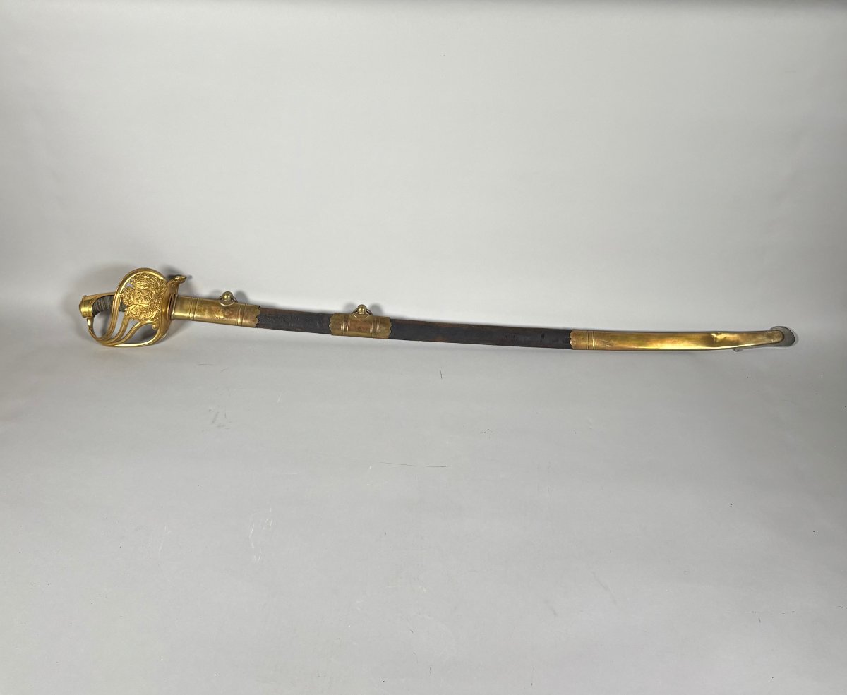 Sabre de garde du corps du Roi du 1er modèle 1814-photo-4
