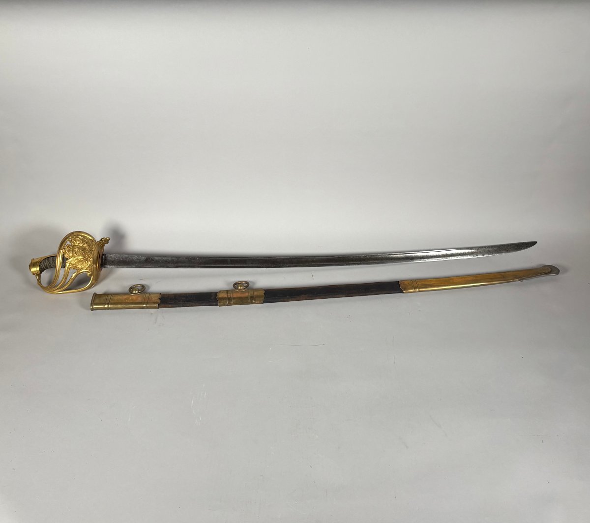 Sabre de garde du corps du Roi du 1er modèle 1814-photo-1