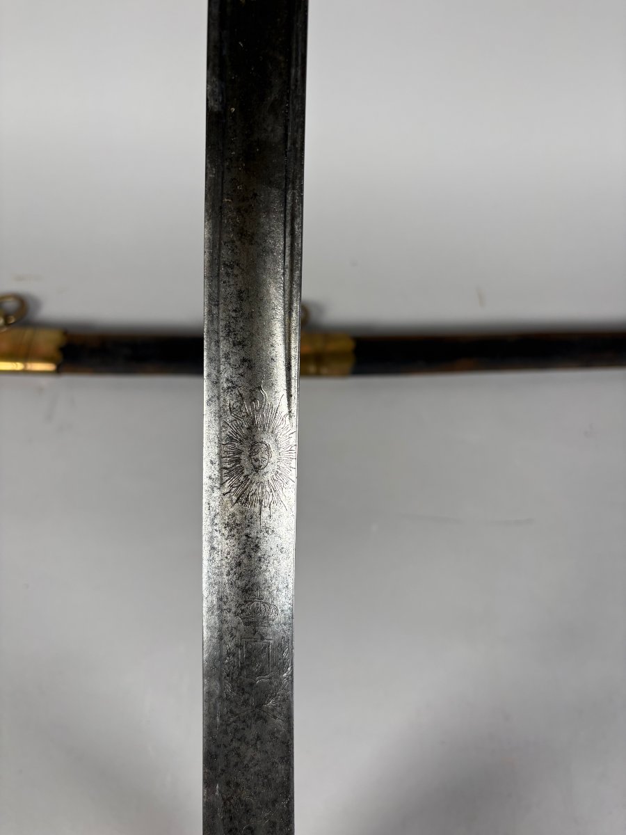 Sabre de garde du corps du Roi du 1er modèle 1814-photo-2