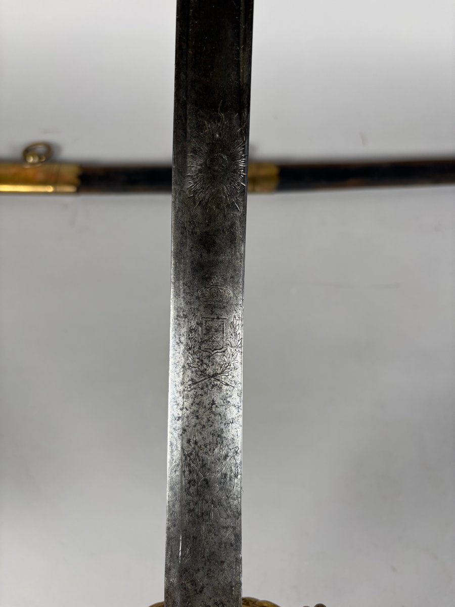 Sabre de garde du corps du Roi du 1er modèle 1814-photo-3