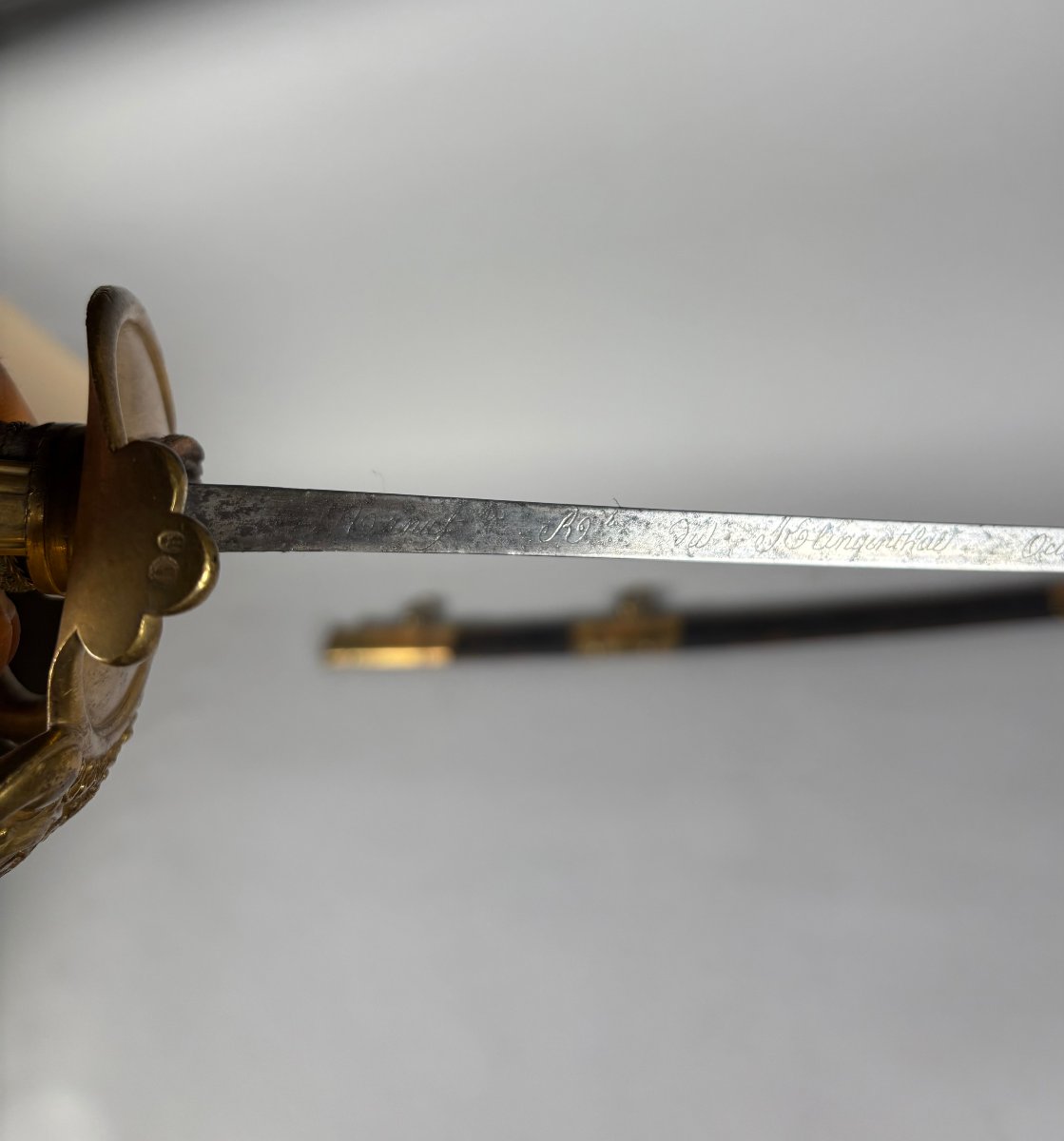 Sabre de garde du corps du Roi du 1er modèle 1814-photo-5