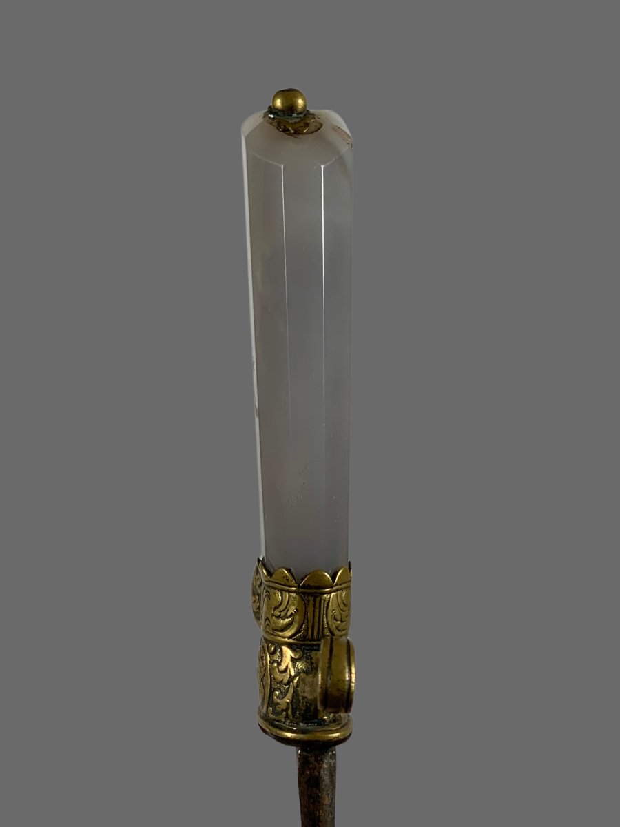 17th-century German Hunting Dagger Made Of Agate  -photo-4