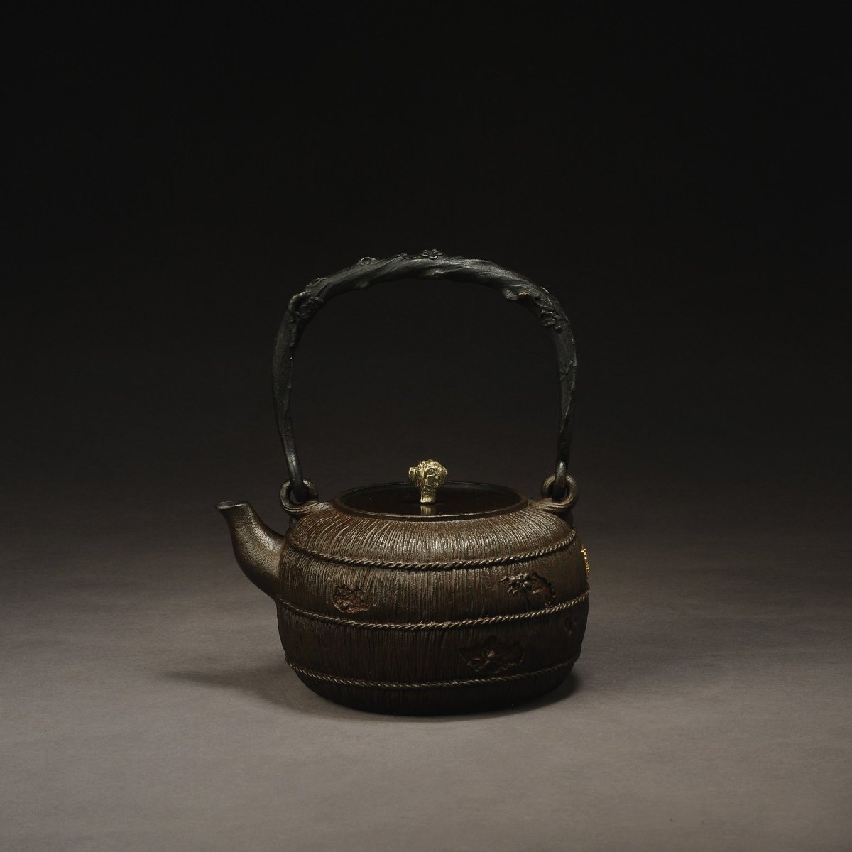 Tetsubin (bouilloire traditionnelle) Japon début de l'Ere Showa XXeme siecle-photo-4