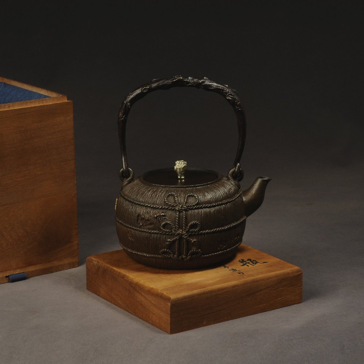 Tetsubin (bouilloire traditionnelle) Japon début de l'Ere Showa XXeme siecle-photo-6