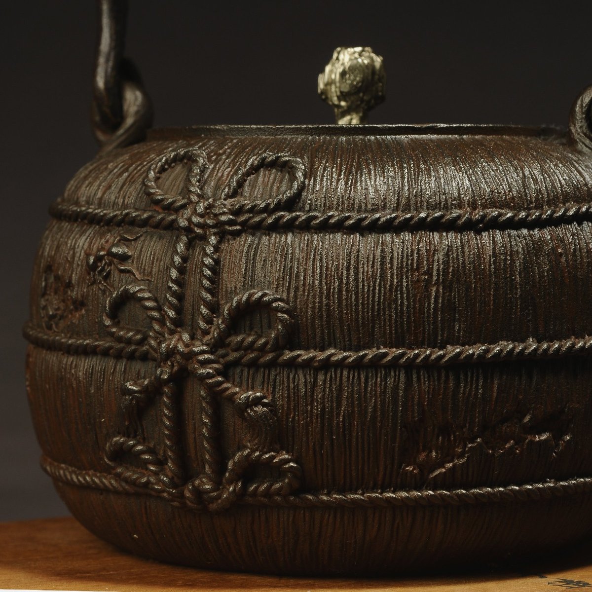 Tetsubin (bouilloire traditionnelle) Japon début de l'Ere Showa XXeme siecle-photo-7