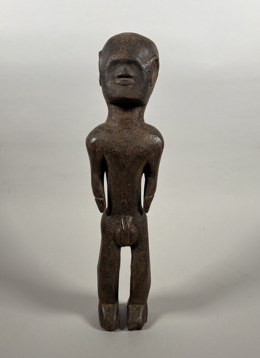 Statue masculine - Sculpture - Nyamwezi - Tanzanie - Bois Afrique-photo-3