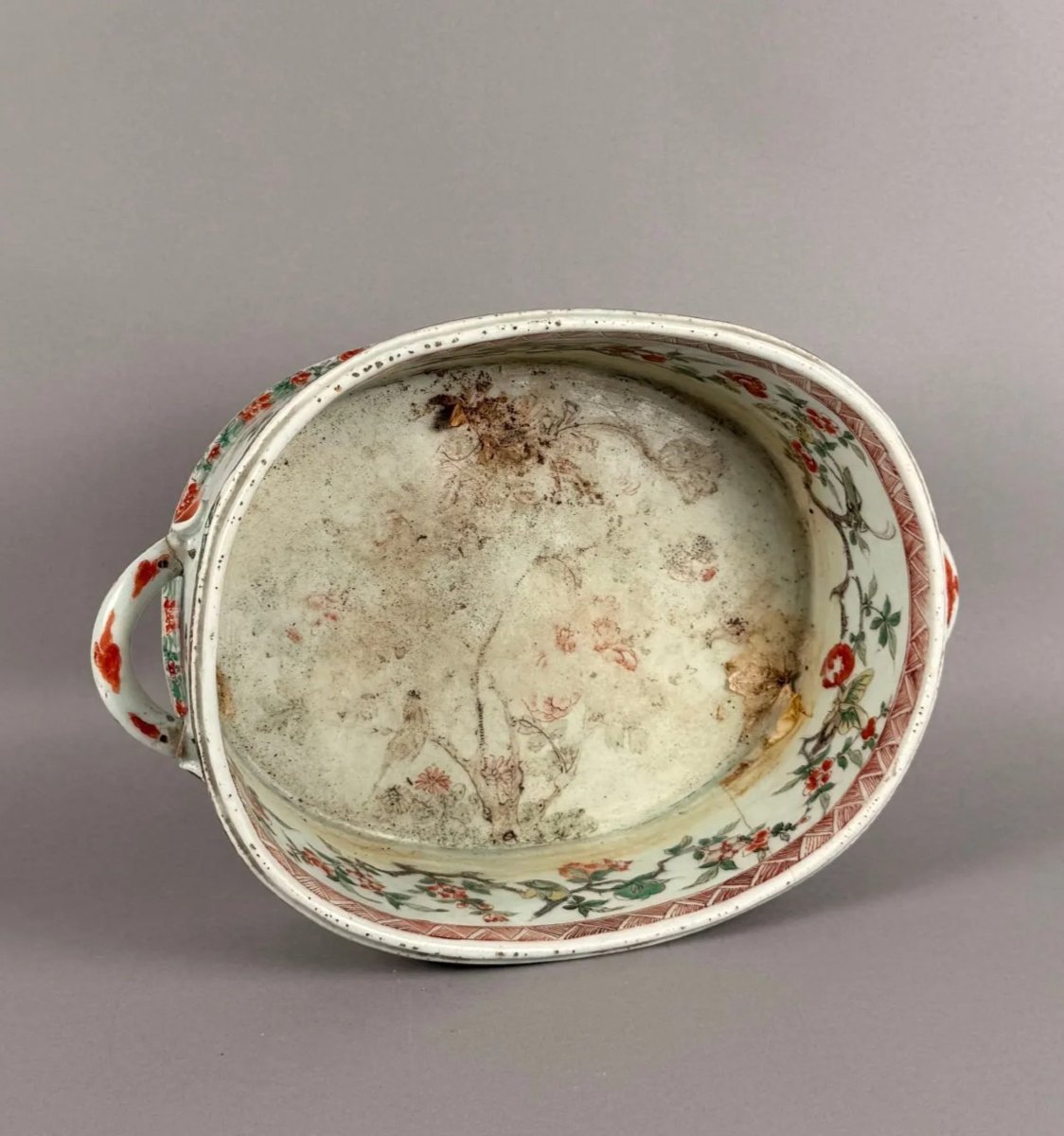 Jardinerie en porcelaine de la famille verte Epoque Kangxi (1662-1722) Chine-photo-3