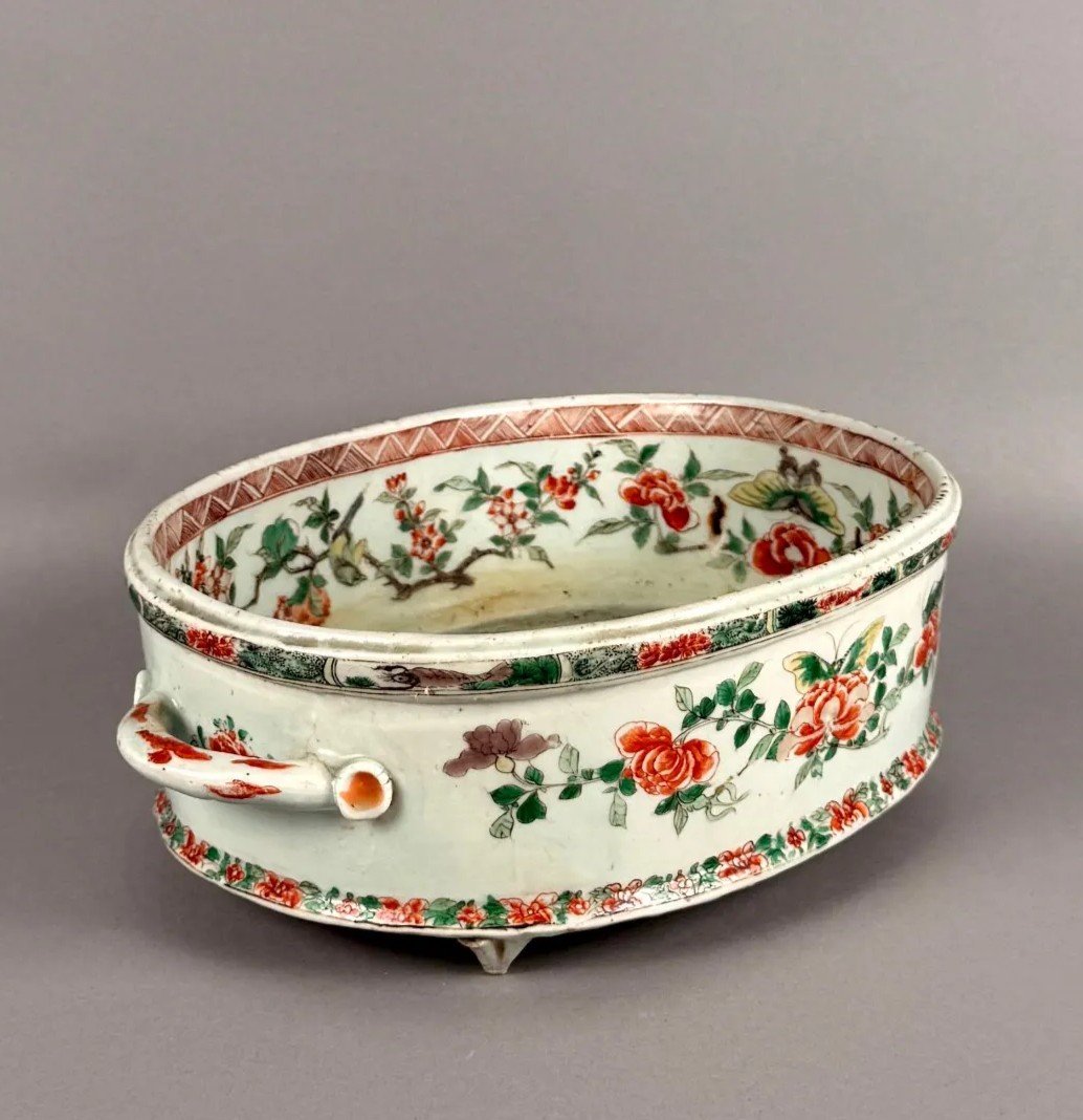 Jardinerie en porcelaine de la famille verte Epoque Kangxi (1662-1722) Chine-photo-1