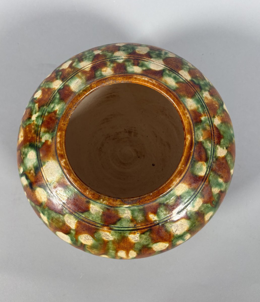 Vase Sancai en grès dynastie Tang ( 618-907 ) Chine Antique -photo-3