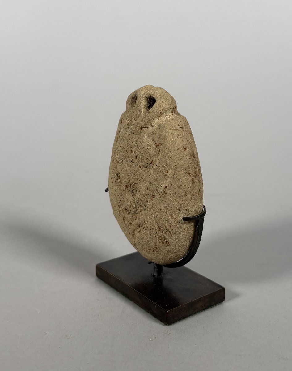 Bell-shaped Idol With Eyes, Tell Brak, Archaeology, 4th Millennium B.c.-photo-3
