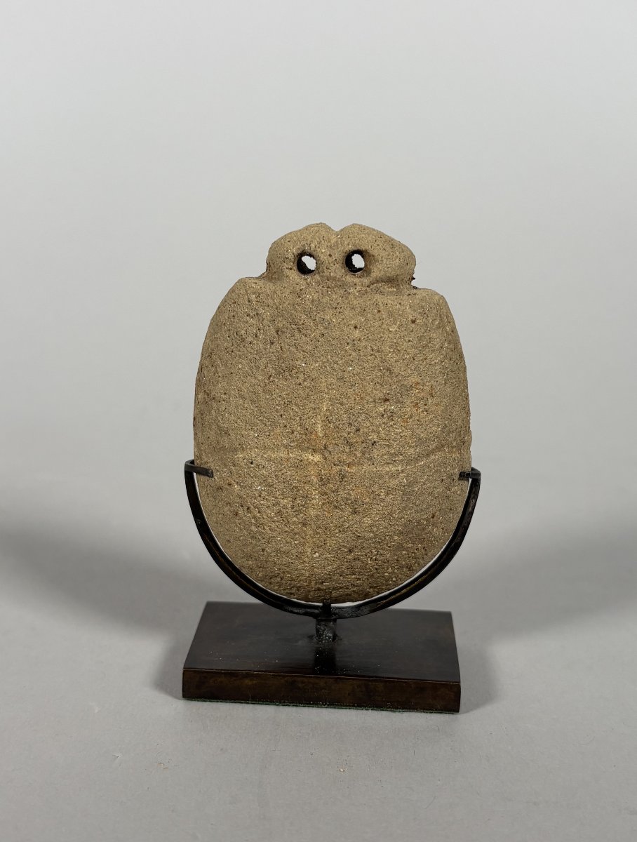 Bell-shaped Idol With Eyes, Tell Brak, Archaeology, 4th Millennium B.c.-photo-1