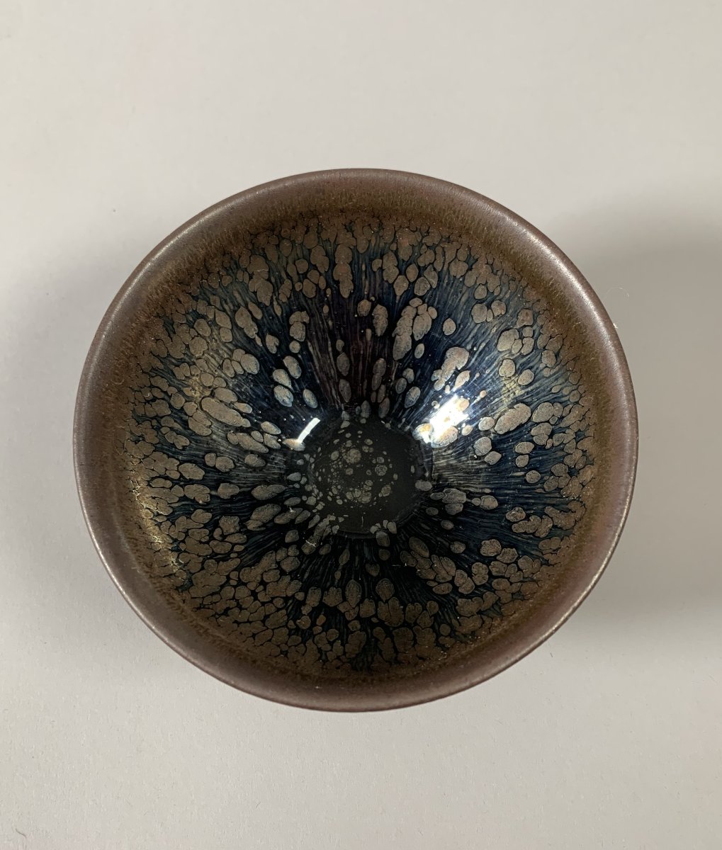 Stoneware Bowl With “hare Fur” Glaze. Jianyao. Song Dynasty Style (960–1279)-photo-4