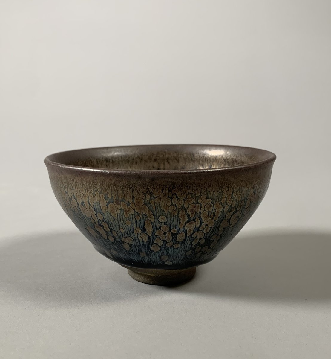 Stoneware Bowl With “hare Fur” Glaze. Jianyao. Song Dynasty Style (960–1279)-photo-3