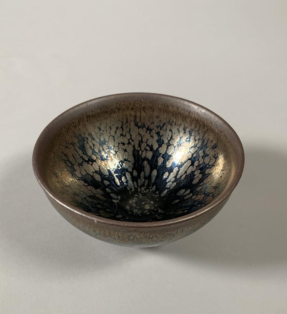 Stoneware Bowl With “hare Fur” Glaze. Jianyao. Song Dynasty Style (960–1279)