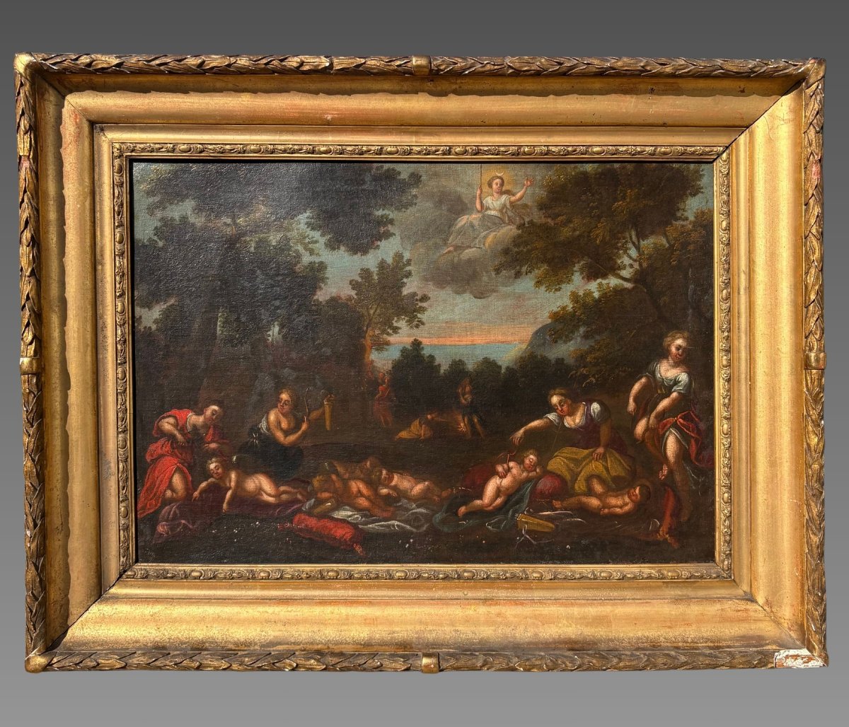 Circle Of Francesco Albani (1578–1660)  Pair Of 17th-century Paintings-photo-3
