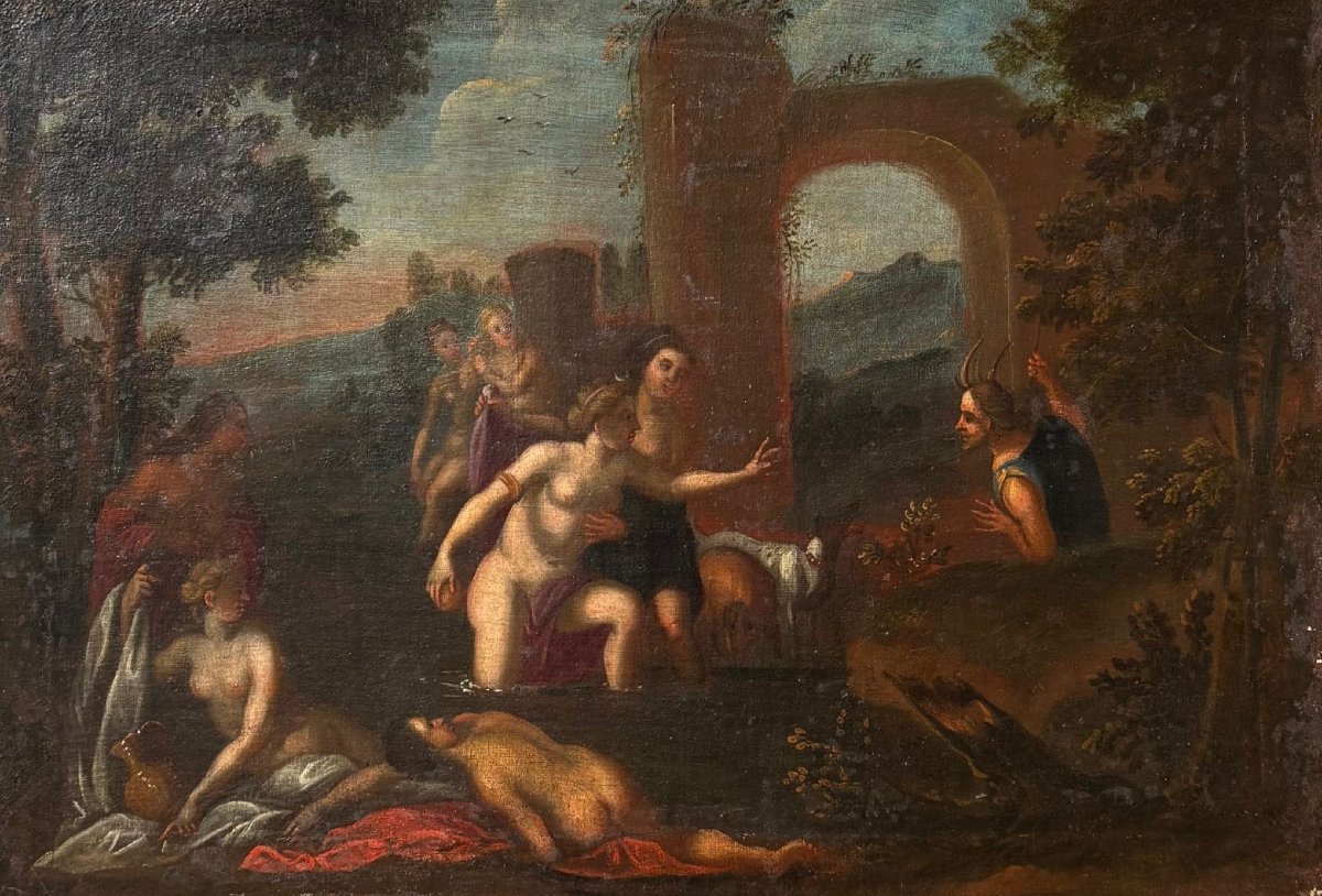 Circle Of Francesco Albani (1578–1660)  Pair Of 17th-century Paintings-photo-3