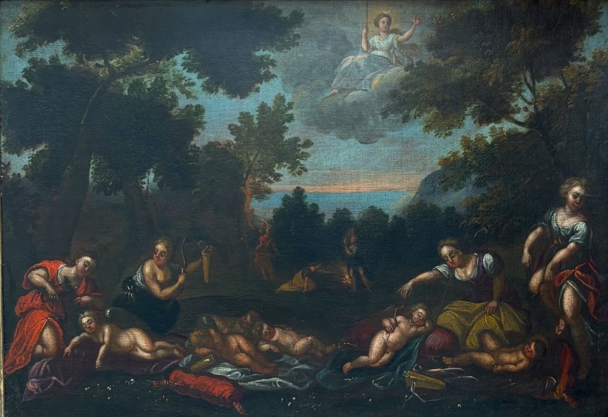 Circle Of Francesco Albani (1578–1660)  Pair Of 17th-century Paintings-photo-6