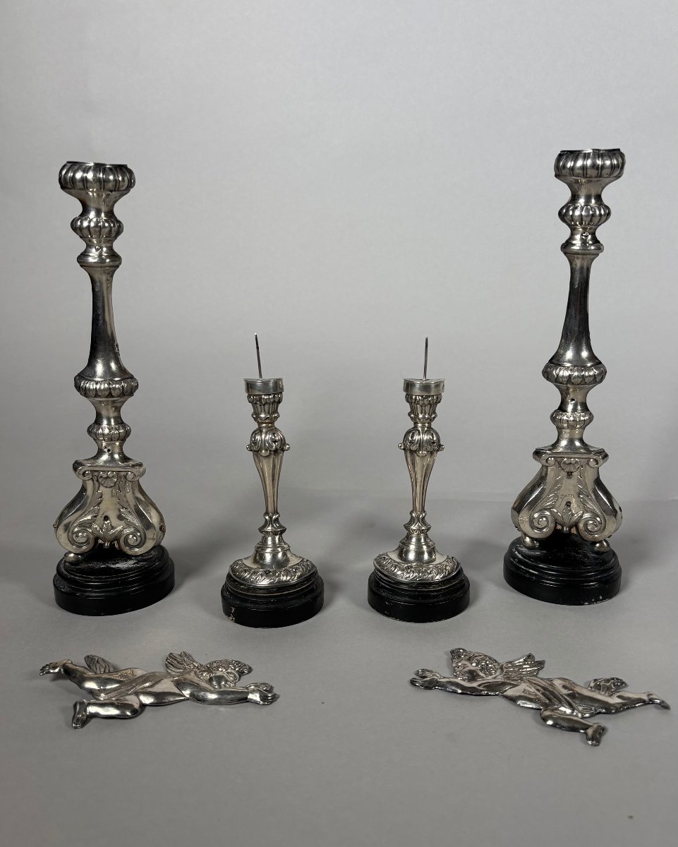 18th-century Italian 925-silver Traveling Altar