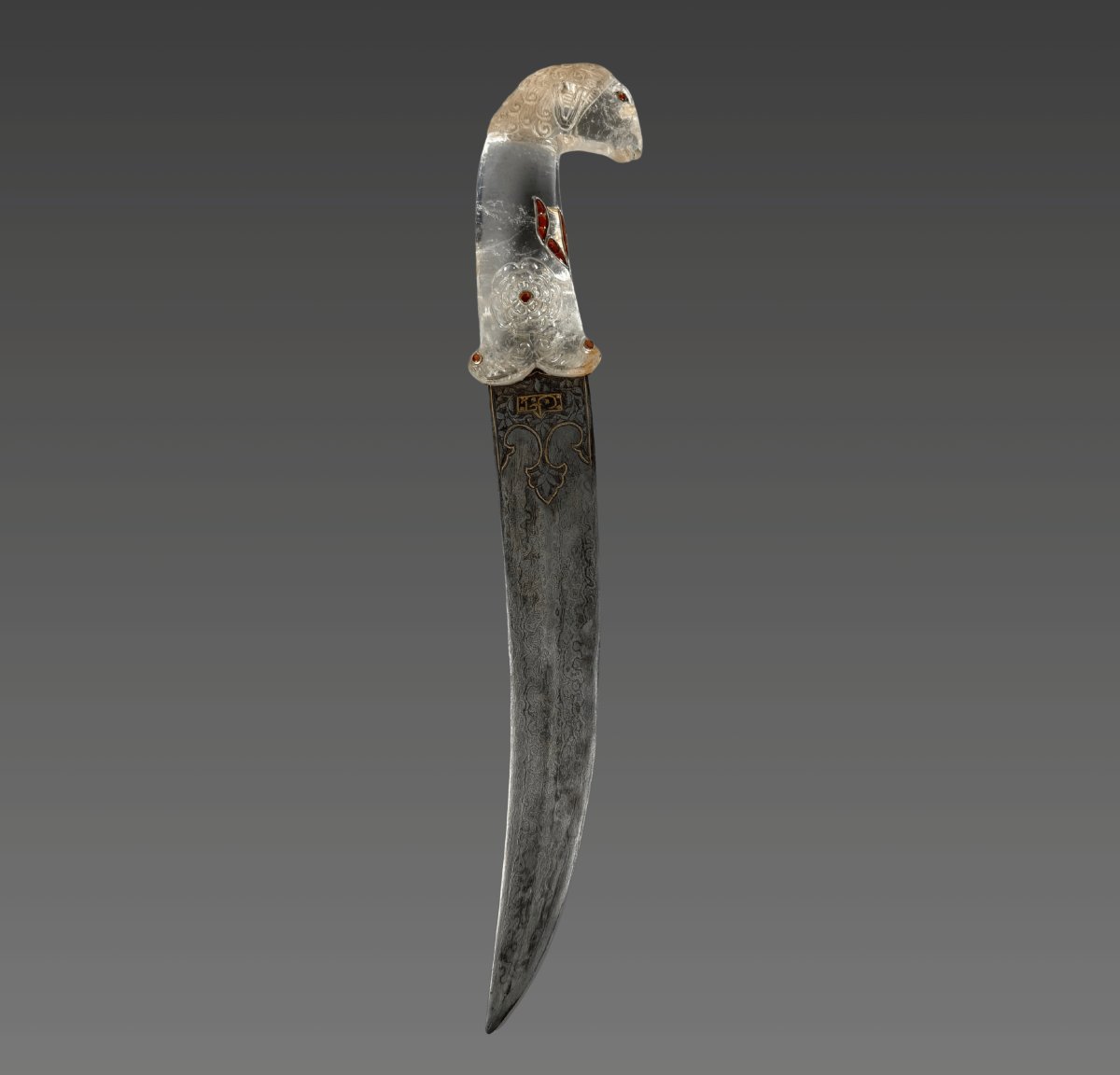 Khanjar Dagger Made Of Rock Crystal, India, Mughal Dynasty (1526–1857)-photo-2
