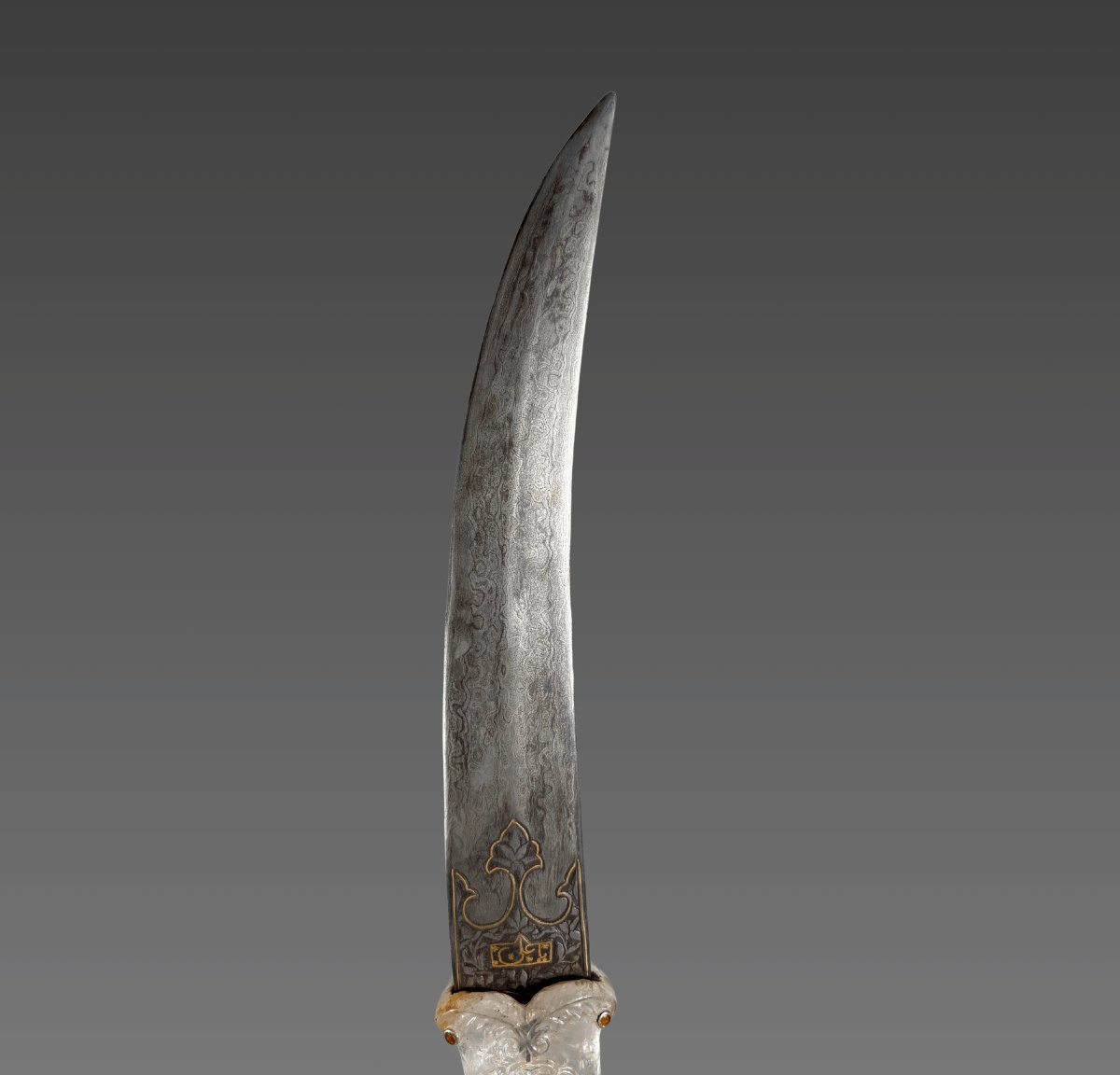 Khanjar Dagger Made Of Rock Crystal, India, Mughal Dynasty (1526–1857)-photo-5