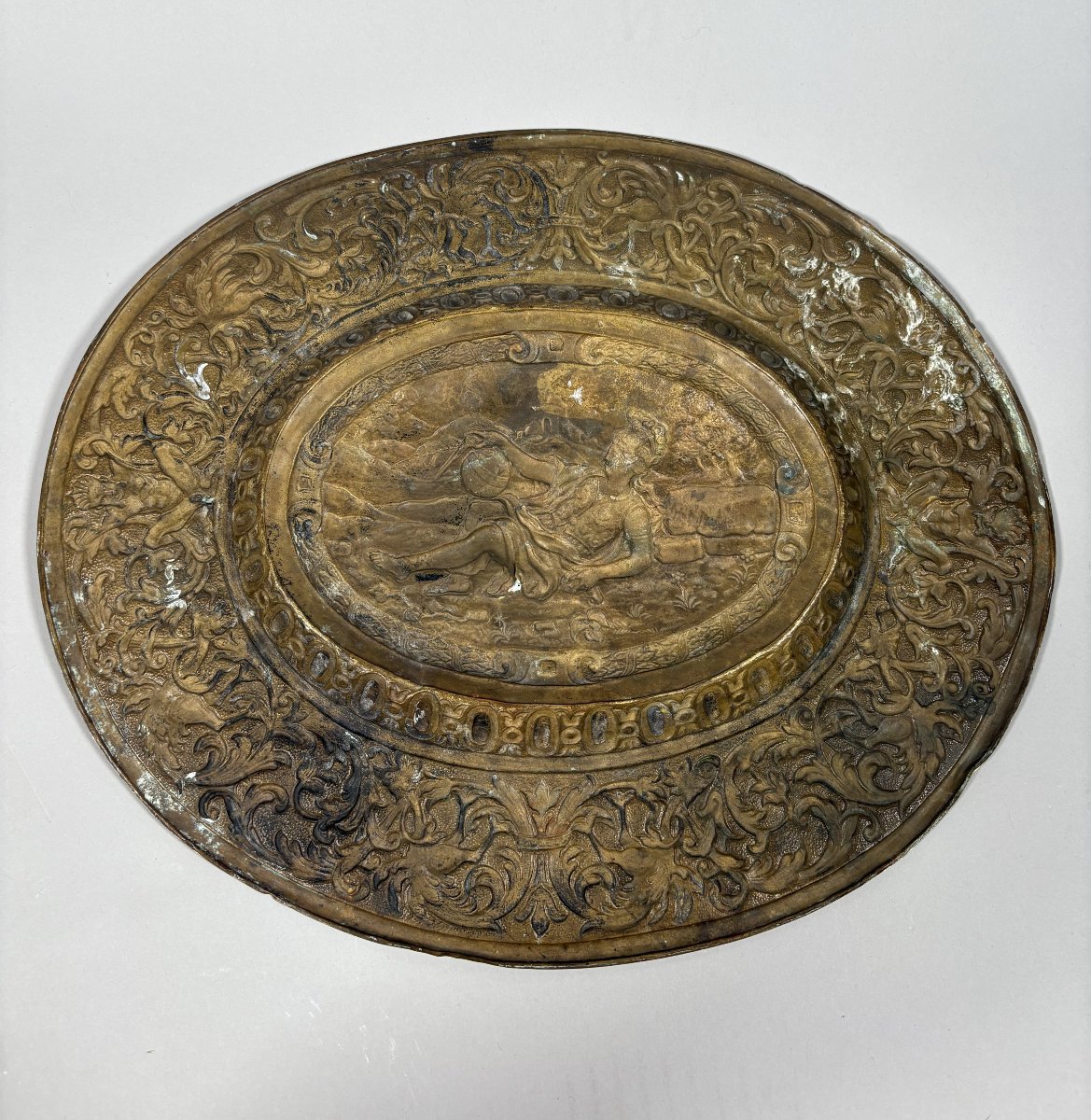 17th-century Bronze Offering Dish, "venus" -photo-1