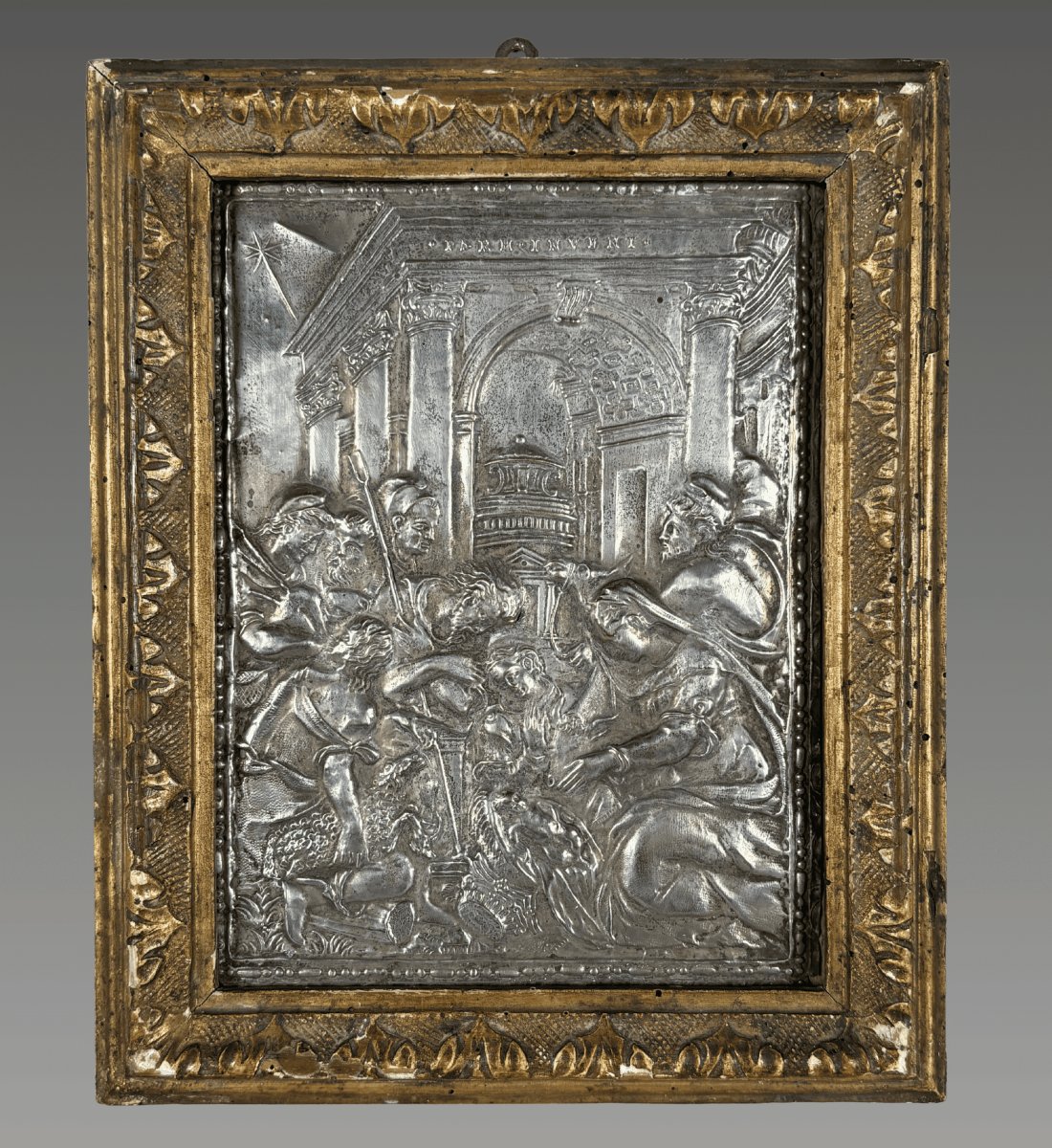 Gian Federigo Bonzagni  (1547–1586)  Bas-relief  Silver  The Adoration Of The Shepherds. 