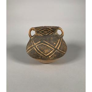Vase En Terre Cuite Peinte Période Néolithique, Culture Yangshao 4500-3000 BC