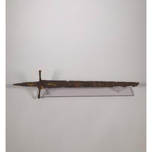Epée Médiévale En Fer Ix-xième Siècle
