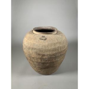 Important Terracotta Jar Han Dynasty (206 Bc - 220 Ad)