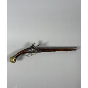 Oriental Flintlock Pistol 18th Century Circa 1750