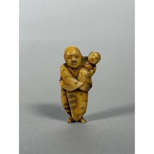 Ivory Netsuke, Japan, Meiji Period, 19th Century